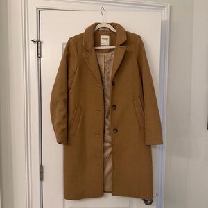 Women's Tan Wool Coat